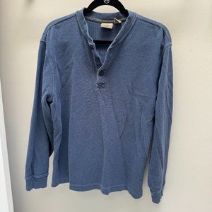 L.L. Bean mini waffle henley